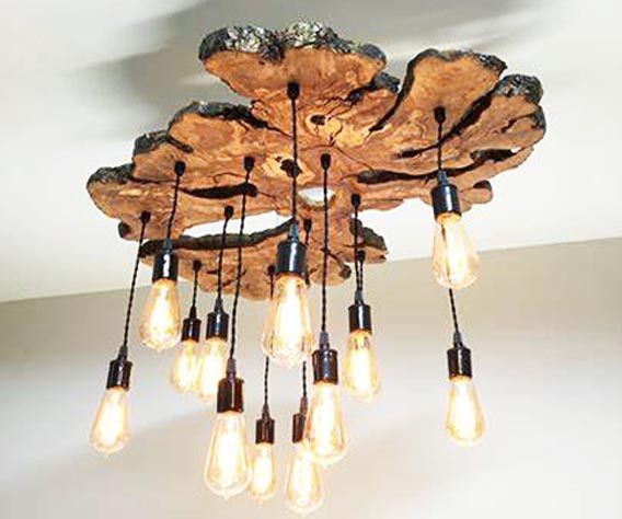 Produttore di lampadari in legno